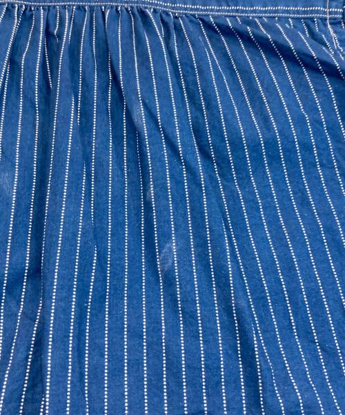 THE REAL McCOY'S（ザ・リアルマッコイズ）THE REAL McCOY'S (ザ・リアルマッコイズ) ウォバッシュ バンドカラーシャツ インディゴ サイズ:14の古着・服飾アイテム