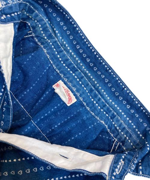 THE REAL McCOY'S（ザ・リアルマッコイズ）THE REAL McCOY'S (ザ・リアルマッコイズ) ハートウォバッシュ ワークシャツ インディゴ サイズ:15の古着・服飾アイテム