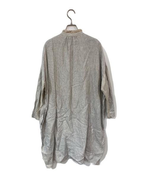 ADIEU TRISTESSE LOISIR（アデュートリステス ロワズィール）ADIEU TRISTESSE LOISIR (アデュートリステス ロワズィール) リネンツイルワッシャーチュニック ワンピース ベージュ サイズ:-の古着・服飾アイテム
