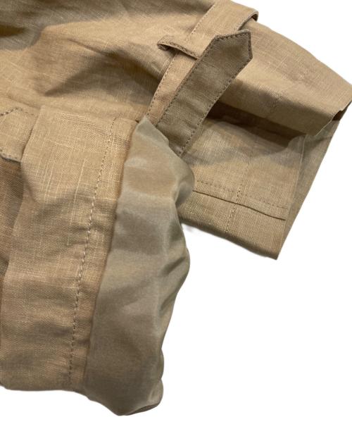 LOISIR（ロワズィール）LOISIR (ロワズィール) リネンダブルショートジャケット ベージュ サイズ:38の古着・服飾アイテム