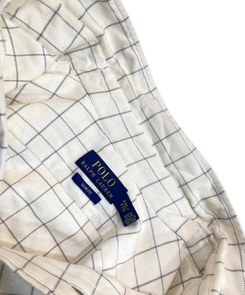 POLO RALPH LAUREN（ポロ・ラルフローレン）POLO RALPH LAUREN (ポロ・ラルフローレン) チェックシャツ ホワイト サイズ:XXLの古着・服飾アイテム