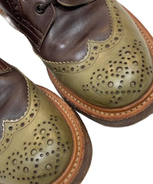 Tricker's（トリッカーズ）Tricker's (トリッカーズ) ウィングチップカントリーブーツ ブラウン サイズ:6 1/2の古着・服飾アイテム