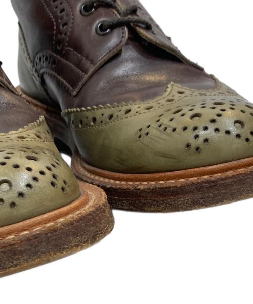 Tricker's（トリッカーズ）Tricker's (トリッカーズ) ウィングチップカントリーブーツ ブラウン サイズ:6 1/2の古着・服飾アイテム