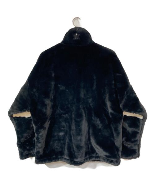 adidas（アディダス）adidas (アディダス) Trefoil Fur JKT ブラック サイズ:XLの古着・服飾アイテム
