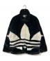 adidas（アディダス）の古着「Trefoil Fur JKT」｜ブラック