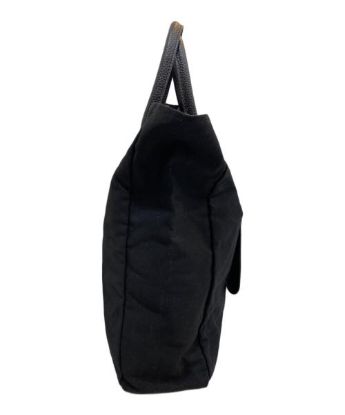 YOUNG & OLSEN The DRYGOODS STORE（ヤングアンドオルセン ザ ドライグッズストア）YOUNG & OLSEN The DRYGOODS STORE (ヤングアンドオルセン ザ ドライグッズストア) ハンドルレザートートバッグ ブラックの古着・服飾アイテム