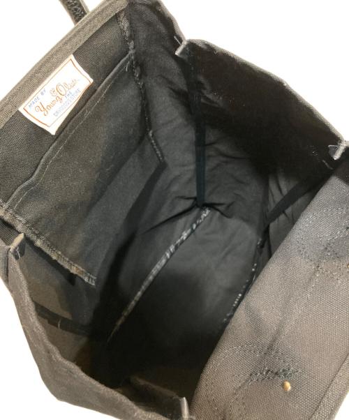 YOUNG & OLSEN The DRYGOODS STORE（ヤングアンドオルセン ザ ドライグッズストア）YOUNG & OLSEN The DRYGOODS STORE (ヤングアンドオルセン ザ ドライグッズストア) ハンドルレザートートバッグ ブラックの古着・服飾アイテム