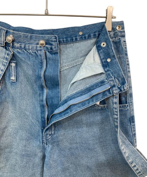 willfully（ウィルフリー）willfully (ウィルフリー) サスペンダー付きデニムパンツ インディゴ サイズ:Freeの古着・服飾アイテム