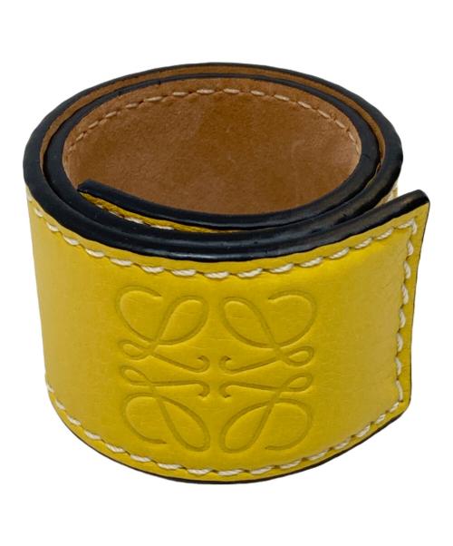 LOEWE（ロエベ）LOEWE (ロエベ) アナグラム スラップブレスレット イエローの古着・服飾アイテム