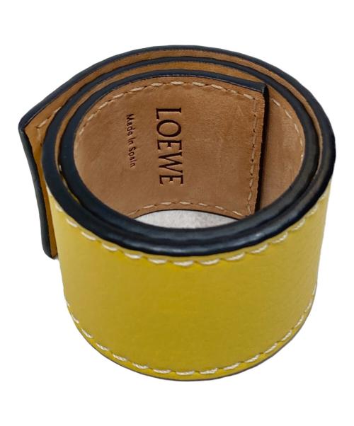 LOEWE（ロエベ）LOEWE (ロエベ) アナグラム スラップブレスレット イエローの古着・服飾アイテム