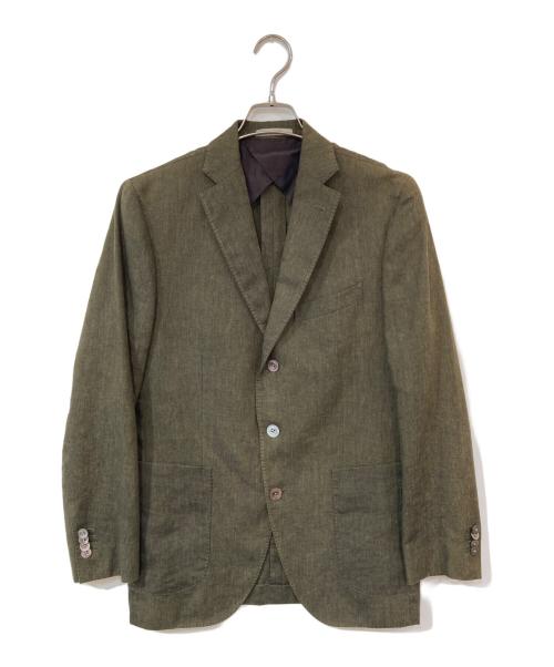BOGLIOLI（ボリオリ）BOGLIOLI (ボリオリ) HAMPTON テ3Bーラードジャケット オリーブ サイズ:48の古着・服飾アイテム