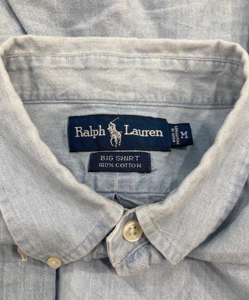RALPH LAUREN（ラルフローレン）RALPH LAUREN (ラルフローレン) BIG SHIRT BDシャツ インディゴ サイズ:SIZE Mの古着・服飾アイテム