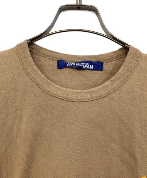 COMME des GARCONS JUNYA WATANABE MAN（コム デ ギャルソン ジュンヤ ワタナベ マン）COMME des GARCONS JUNYA WATANABE MAN (コム デ ギャルソン ジュンヤ ワタナベ マン) コットンTシャツ ブラウン サイズ:SIZE Lの古着・服飾アイテム
