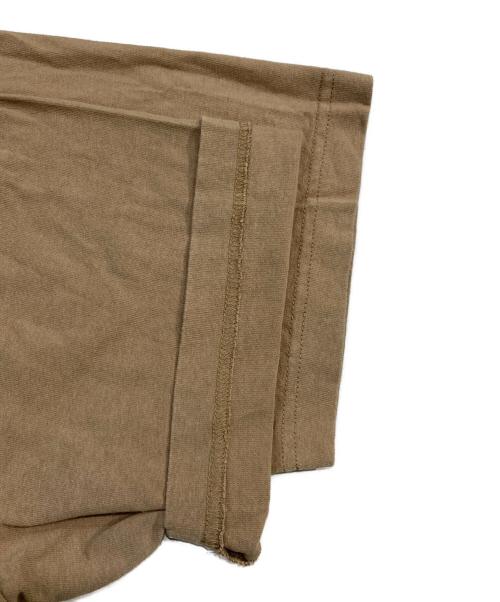COMME des GARCONS JUNYA WATANABE MAN（コム デ ギャルソン ジュンヤ ワタナベ マン）COMME des GARCONS JUNYA WATANABE MAN (コム デ ギャルソン ジュンヤ ワタナベ マン) コットンTシャツ ブラウン サイズ:SIZE Lの古着・服飾アイテム