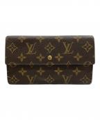 LOUIS VUITTONルイ ヴィトン）の古着「3つ折り財布　モノグラム」｜ブラウン