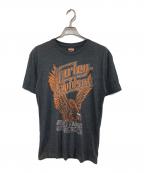 HARLEY-DAVIDSONハーレーダビッドソン）の古着「プリントTシャツ」｜ブラック