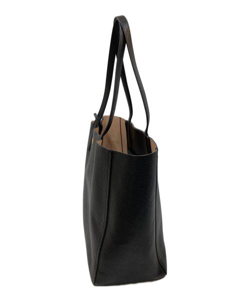 TORY BURCH（トリーバーチ）TORY BURCH (トリーバーチ) ブレイクレザートートバッグ ブラックの古着・服飾アイテム