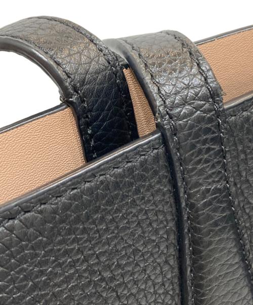 TORY BURCH（トリーバーチ）TORY BURCH (トリーバーチ) ブレイクレザートートバッグ ブラックの古着・服飾アイテム