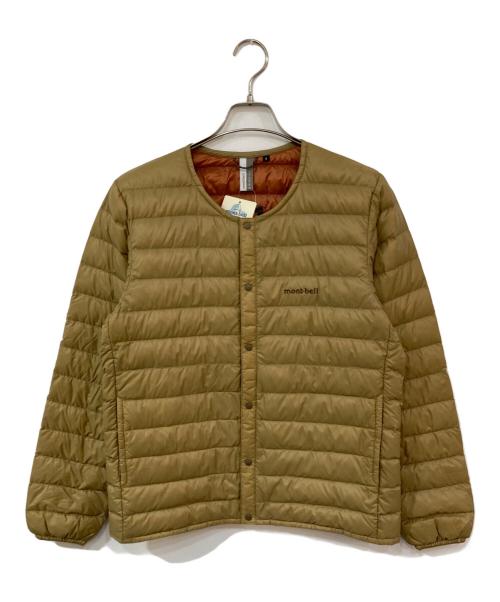 mont-bell（モンベル）mont-bell (モンベル) スペリオダウン ラウンドネックダウンジャケット ベージュ サイズ:SIZE Sの古着・服飾アイテム