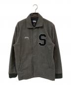 stussyステューシー）の古着「スタジャン」｜グレー