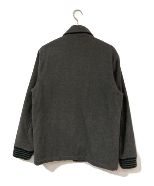 stussy（ステューシー）stussy (ステューシー) スタジャン グレー サイズ:SIZE Lの古着・服飾アイテム