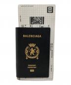 BALENCIAGAバレンシアガ）の古着「PASSPORT LONG WALLET 1 TICKET」｜ブラック
