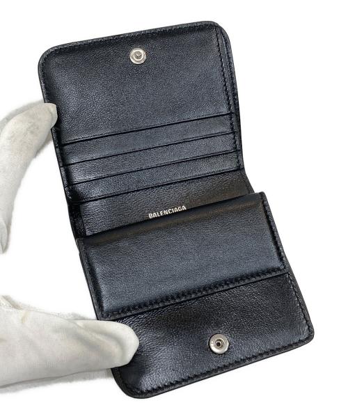 BALENCIAGA（バレンシアガ）BALENCIAGA (バレンシアガ) 2つ折り財布 ブラックの古着・服飾アイテム
