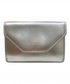 BALENCIAGAバレンシアガ）の古着「3つ折り財布」｜シルバー
