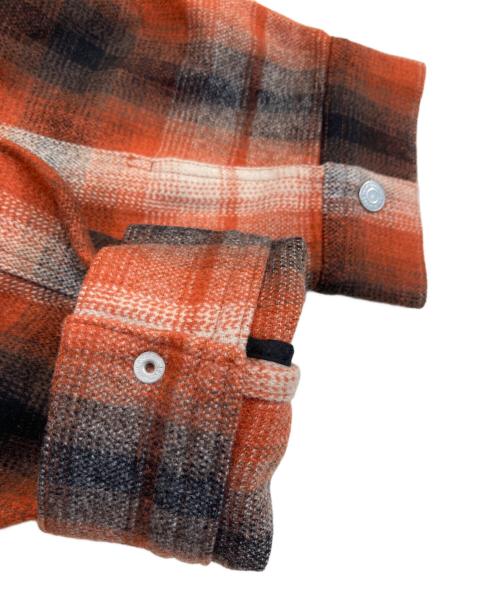 LEVI'S（リーバイス）LEVI'S (リーバイス) オンブレチェック ウール シャツジャケット レッド サイズ:Lの古着・服飾アイテム