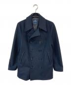 BROOKS BROTHERSブルックスブラザーズ）の古着「ウールPコート」｜ネイビー