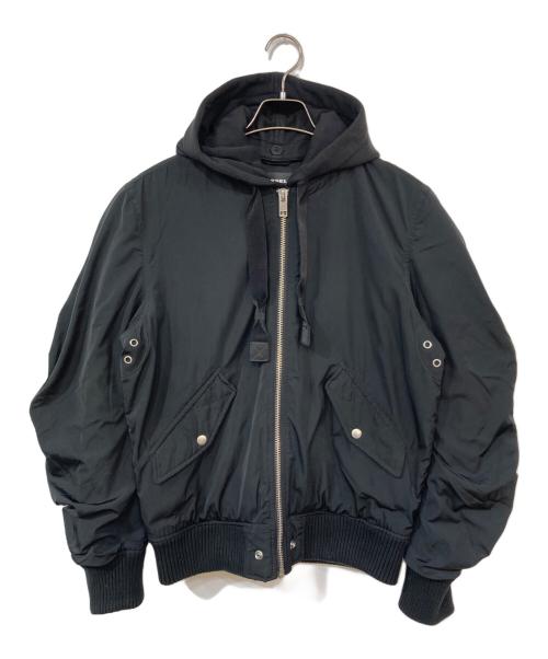 DIESEL（ディーゼル）DIESEL (ディーゼル) フライトジャケット ブラック サイズ:Sの古着・服飾アイテム