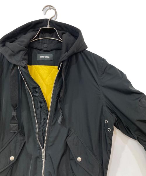 DIESEL（ディーゼル）DIESEL (ディーゼル) フライトジャケット ブラック サイズ:Sの古着・服飾アイテム