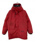 CANADA GOOSEカナダグース）の古着「LANGFORD PARKA ダウンコート」｜レッド