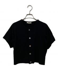 COMME des GARCONS（コムデギャルソン）の古着「半袖ニット」｜ブラック