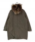 MUSE de Deuxieme Classeミューズ ドゥーズィエム クラス）の古着「Genereux ダウンコート」｜ブラウン