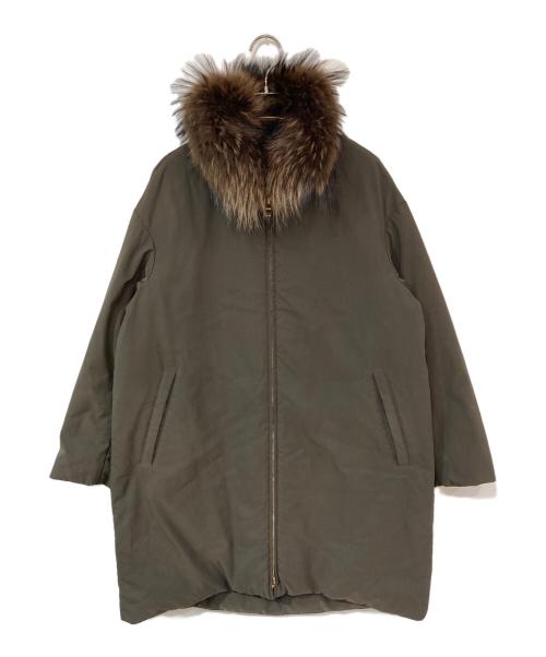 MUSE de Deuxieme Classe（ミューズ ドゥーズィエム クラス）MUSE de Deuxieme Classe (ミューズ ドゥーズィエム クラス) Genereux ダウンコート ブラウン サイズ:38の古着・服飾アイテム