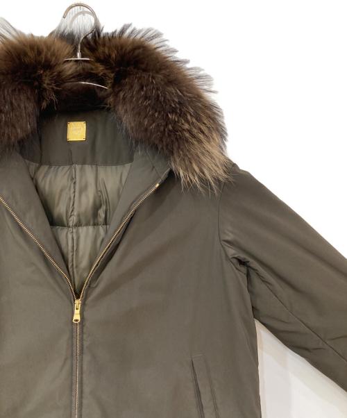 MUSE de Deuxieme Classe（ミューズ ドゥーズィエム クラス）MUSE de Deuxieme Classe (ミューズ ドゥーズィエム クラス) Genereux ダウンコート ブラウン サイズ:38の古着・服飾アイテム