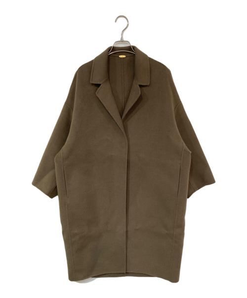 MUSE de Deuxieme Classe（ミューズ ドゥーズィエム クラス）MUSE de Deuxieme Classe (ミューズ ドゥーズィエム クラス) ウールアンゴラリバーコート ブラウン サイズ:Fの古着・服飾アイテム