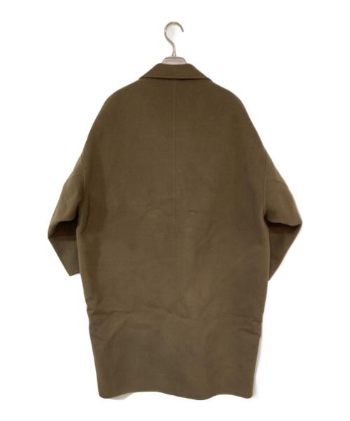 MUSE de Deuxieme Classe（ミューズ ドゥーズィエム クラス）MUSE de Deuxieme Classe (ミューズ ドゥーズィエム クラス) ウールアンゴラリバーコート ブラウン サイズ:Fの古着・服飾アイテム