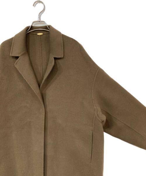 MUSE de Deuxieme Classe（ミューズ ドゥーズィエム クラス）MUSE de Deuxieme Classe (ミューズ ドゥーズィエム クラス) ウールアンゴラリバーコート ブラウン サイズ:Fの古着・服飾アイテム