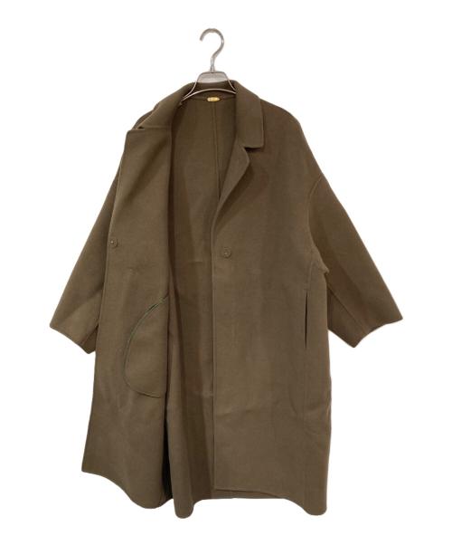 MUSE de Deuxieme Classe（ミューズ ドゥーズィエム クラス）MUSE de Deuxieme Classe (ミューズ ドゥーズィエム クラス) ウールアンゴラリバーコート ブラウン サイズ:Fの古着・服飾アイテム