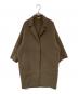 MUSE de Deuxieme Classe（ミューズ ドゥーズィエム クラス）の古着「ウールアンゴラリバーコート」｜ブラウン