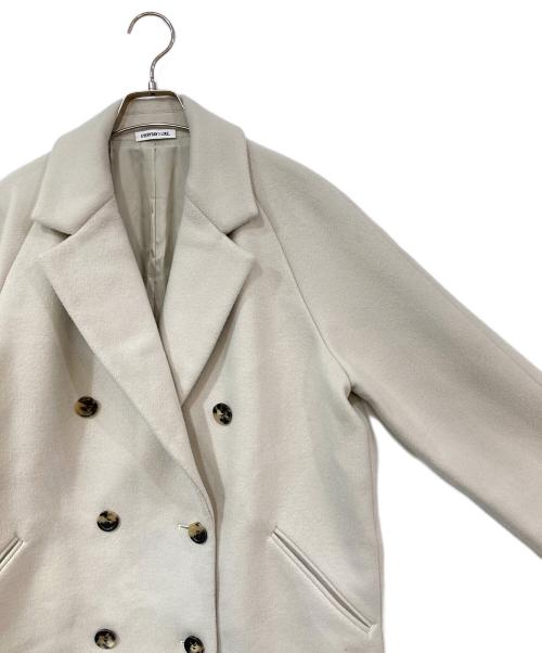 EVERYDAY I LIKE.（エヴリデイ アイ ライク）EVERYDAY I LIKE. (エヴリデイ アイ ライク) ロングダブルコート ホワイト サイズ:-の古着・服飾アイテム