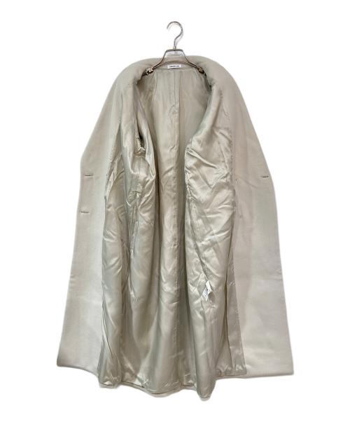 EVERYDAY I LIKE.（エヴリデイ アイ ライク）EVERYDAY I LIKE. (エヴリデイ アイ ライク) ロングダブルコート ホワイト サイズ:-の古着・服飾アイテム