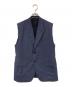 BOWTE（バウト）の古着「POPLIN SLEEVELESS ジャケット ベスト」｜ネイビー
