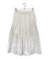 EVERYDAY I LIKE.（エヴリデイ アイ ライク）の古着「Cotton Dramatic ギャザースカート」｜ホワイト