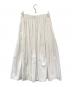 EVERYDAY I LIKE. (エヴリデイ アイ ライク) Cotton Dramatic ギャザースカート ホワイト サイズ:-：5000円