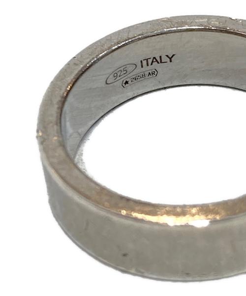 Maison Margiela（メゾンマルジェラ）Maison Margiela (メゾンマルジェラ) シルバーロゴリング シルバー サイズ:17号の古着・服飾アイテム