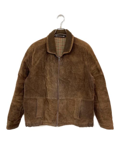 echtes leder（エヒテス レーダァ）ECHTES LEDER (エヒテス レーダァ) スエードジャケット ブラウン サイズ:-の古着・服飾アイテム