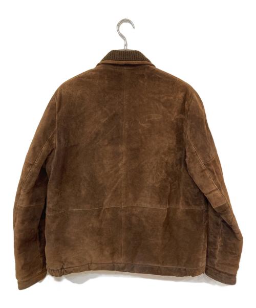 echtes leder（エヒテス レーダァ）ECHTES LEDER (エヒテス レーダァ) スエードジャケット ブラウン サイズ:-の古着・服飾アイテム